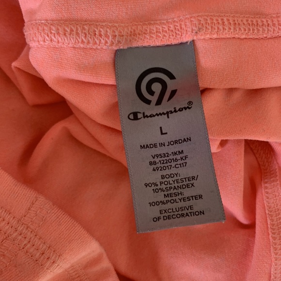 Champion Running Top. Size L. Coral - Picture 6 of 6